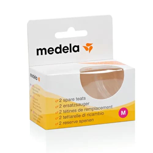 Medela Spare Teat Medium - 2 Pieces