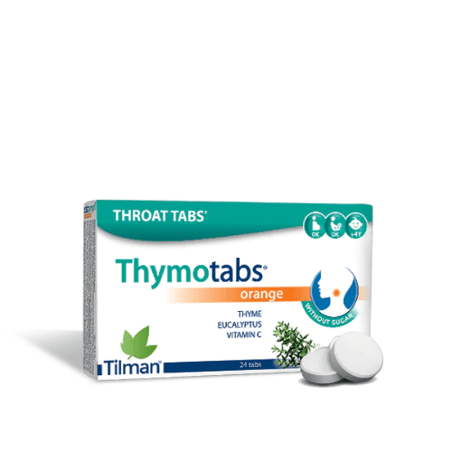 Thymotabs Orange Sugar Free 24 Pieces