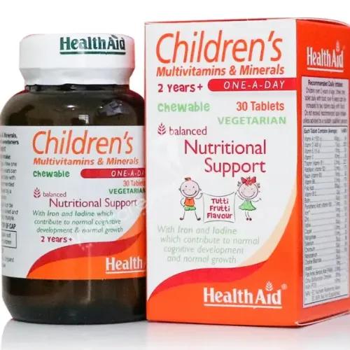 Health Aid Children'S Multi Vitamin And Minerals 30 Tablets 