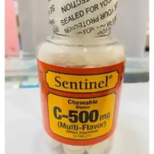 Sentinel C 500 Mg With Rose Hips Tab 100S