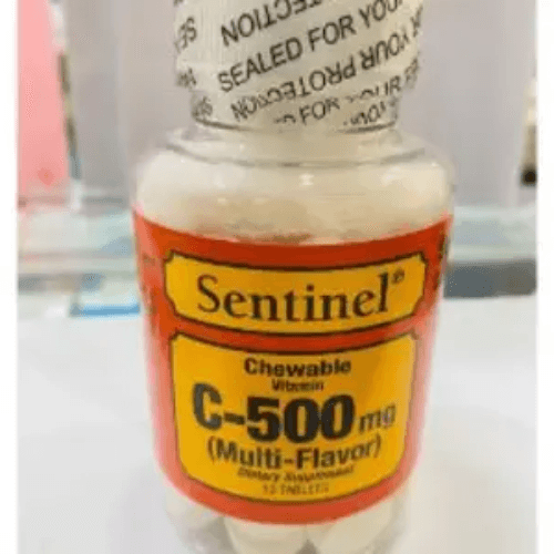 Sentinel C 500 Mg With Rose Hips Tab 100S