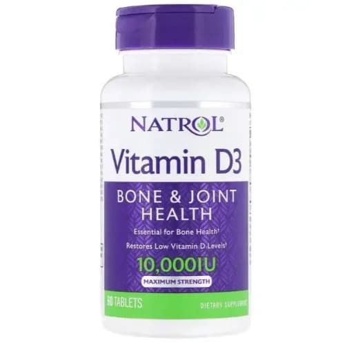 Natrol Vitamin D3 10,000 Iu Max Strength Tab 60S 