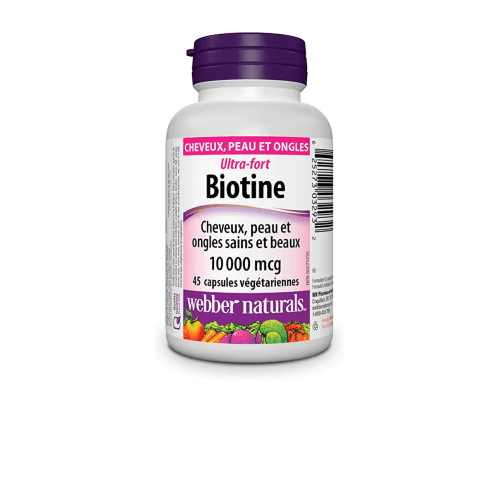 Webber Naturals Biotin 10000 Mcg Cap 45 Pieces