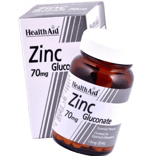 Health Aid Zinc Gluconate 70Mg Tab 90S 