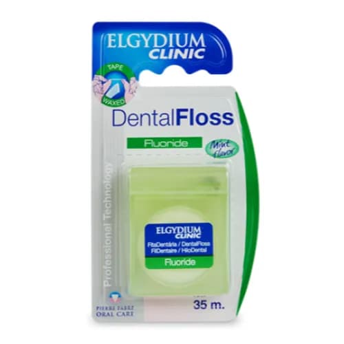 Elgydium Dental Floss Fluoride Mint 50M