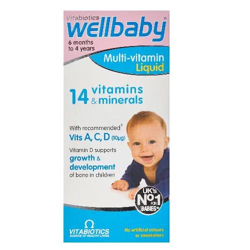 Vitabiotics Well Baby Multi Vitamin Liquid 150 Ml