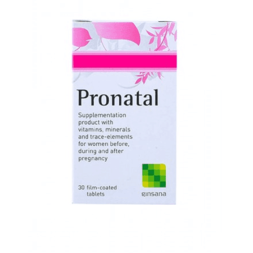 Ginsana Pronatal Tablets 30 Pieces