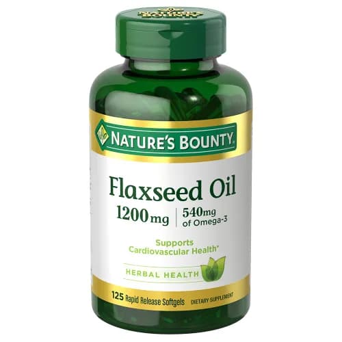 Nature'S Bounty Flaxseed Oil1200Mg Softgels 125S