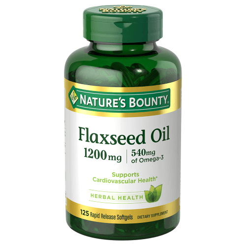 Nature'S Bounty Flaxseed Oil1200Mg Softgels 125S