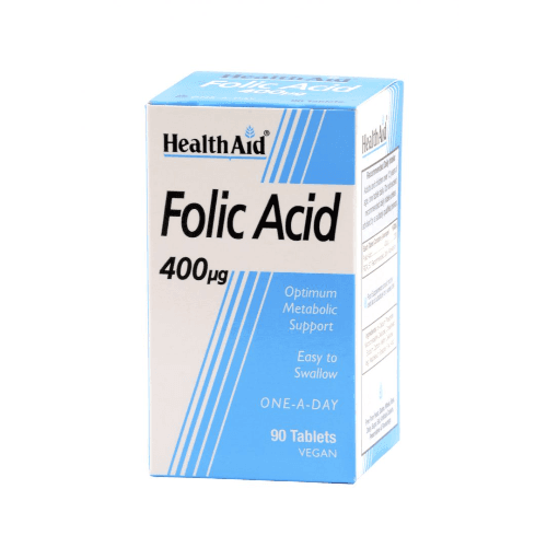 Health Aid Folic Acid 400 Mcg 90S 