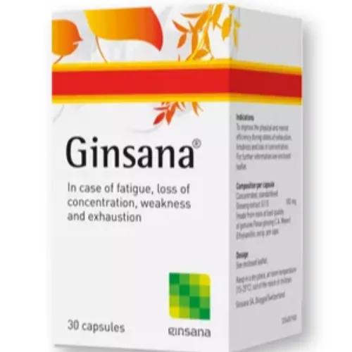 Ginsana Capsules 30 Pieces