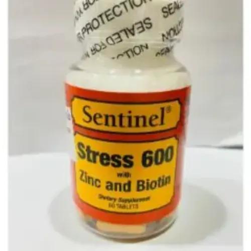 Sentinel Stress 600 With Zinc And Biotin Tab 60S