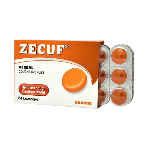 Zecuf Lozenges Orange 24 Pieces