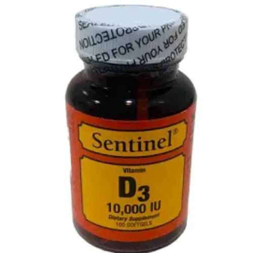 Sentinel Vitamin D3 10,000 Iu Cap 100S