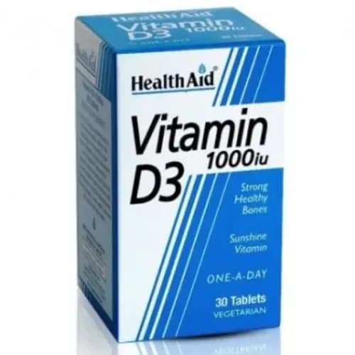 Health Aid Vitamin D3 1000 Iu Tab 30S 