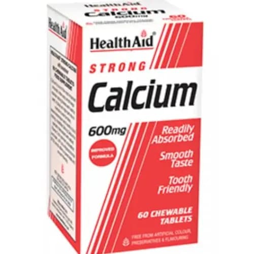 Health Aid Calcium 600Mg 60 Tablets 