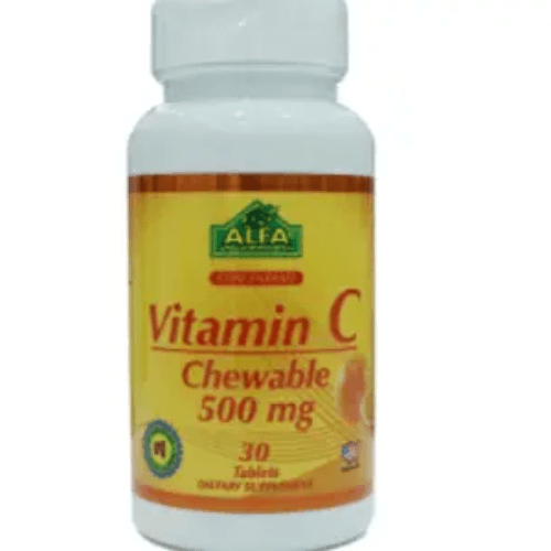 Alfa Vit C Chewable 500 Mg 30 Pieces