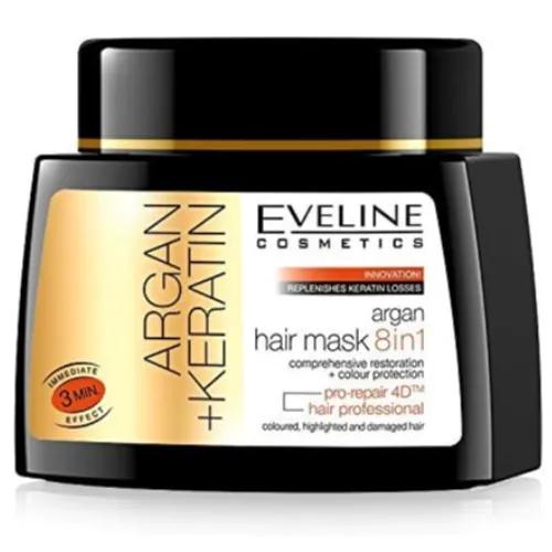 Eveline Argan+Keratin Hair Mask 8 In 1 300 Ml