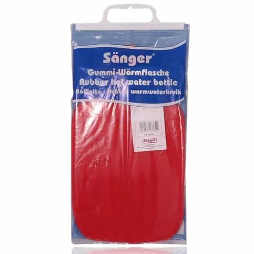 Sanger Classic Fleece Cover Hot Water Bag Red