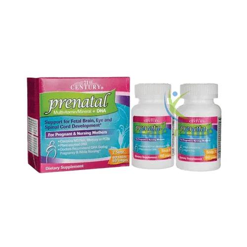 21St Century Prenatal + Dha Tablets 60 + 60 Pieces