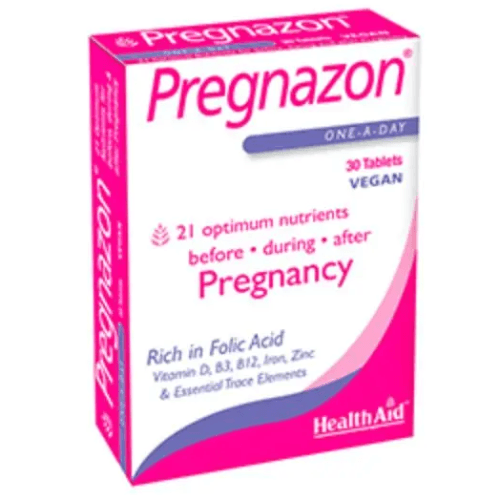 Health Aid Pregnazon 30 Tablets 