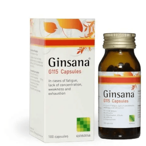 Ginsana G115 Capsules 100 Pieces