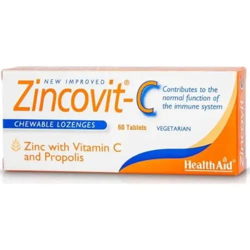 Health Aid Zincovit C Chewable 60S Tab 