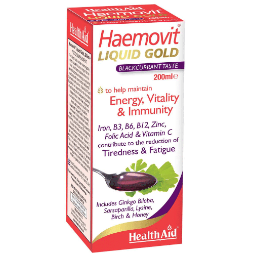 Health Aid Haemovit Liquid Gold 200Ml