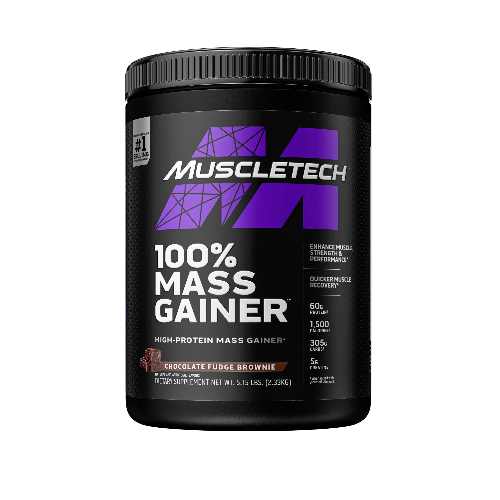 Muscletech High Protein Mass Gainer (Chocolate Fudge Brownie) - 5.15 Ib