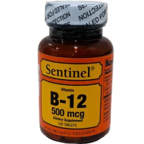 Sentinel B12 500 Mcg Tab 100S