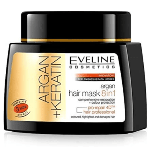 Eveline Argan+Keratin Hair Mask 8 In 1 300 Ml