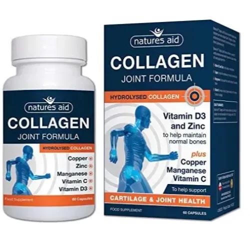 Natures Aid Collagen Joint Formula Caps 60S