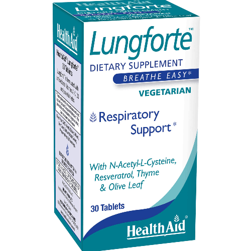 Health Aid Lungforte 30 Tablets 