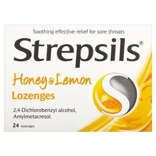 Strepsils Honey Lemon 24 Pieces