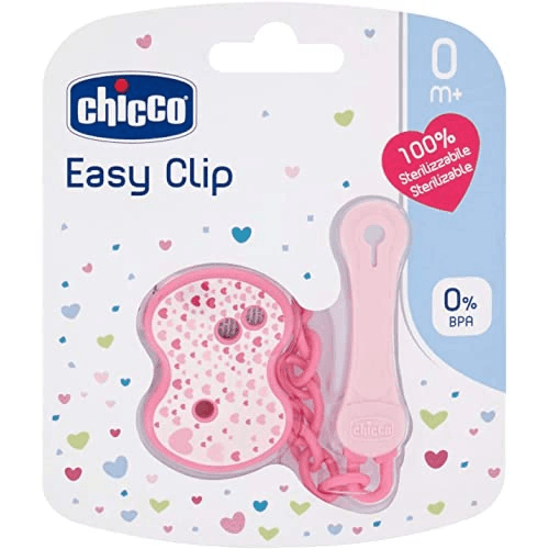 Chicco Easy Clip With Chain Pink