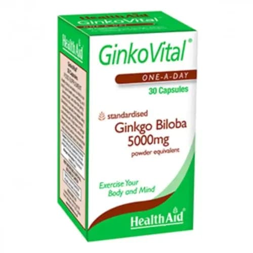 Health Aid Ginkgovital 5000Mg 30 Capsules 