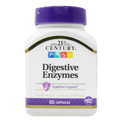 21St Century Digestive Enzymes Capsules 60 Pieces