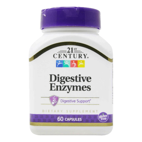 21St Century Digestive Enzymes Capsules 60 Pieces