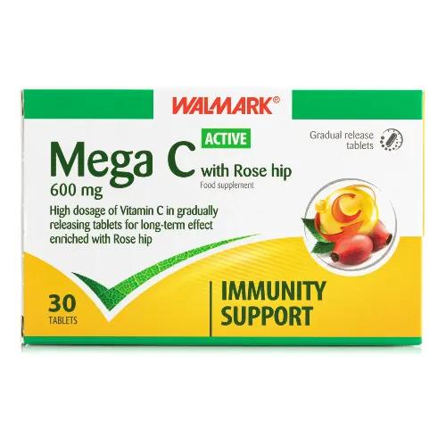 Walmark Mega C 600Mg Tab 30 Pieces