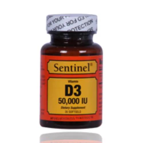 Sentinel Vitamin D3 10,000 Iu Cap 100S