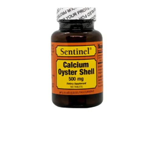 Sentinel Calcium Oyster Shells 500 Mg Plus Vitamin D 100S