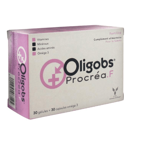 Oligobs Procrea.F Plus Omega 3 Cap 30 Plus 30