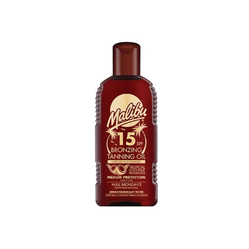 Malibu 15 Spf Tanning Oil 200 Ml