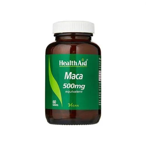 Health Aid Maca 500Mg 60 Tablets 