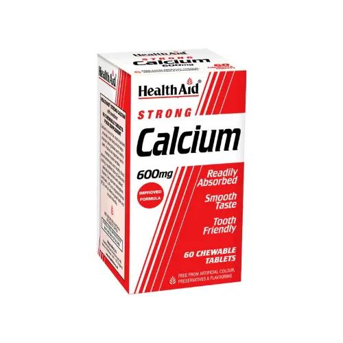 Health Aid Calcium 600Mg 60 Tablets 