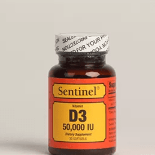 Sentinel Vitamin D3 50,000 Iu Softgels 30S