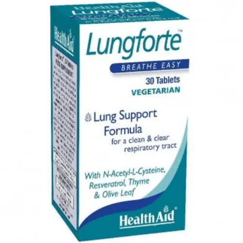 Health Aid Lungforte 30 Tablets 