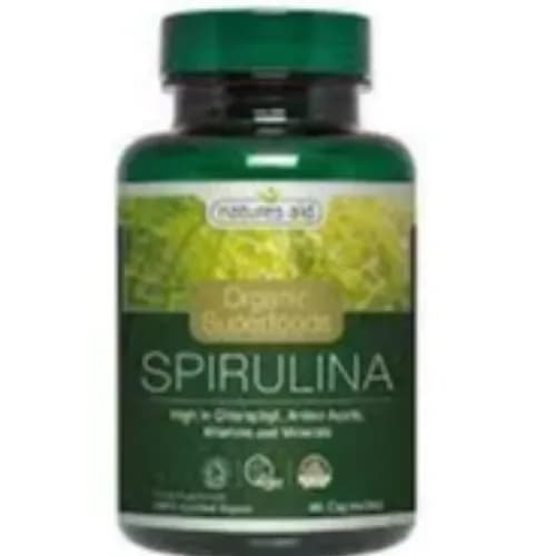 Natures Aid Spirulina Capsule 90S