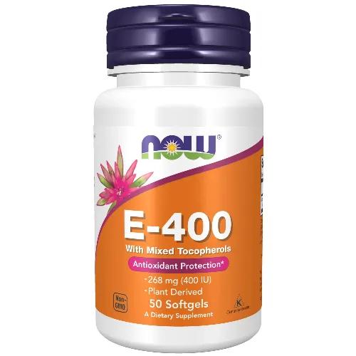 Now Vitamin E-400Iu, Softgels 50S