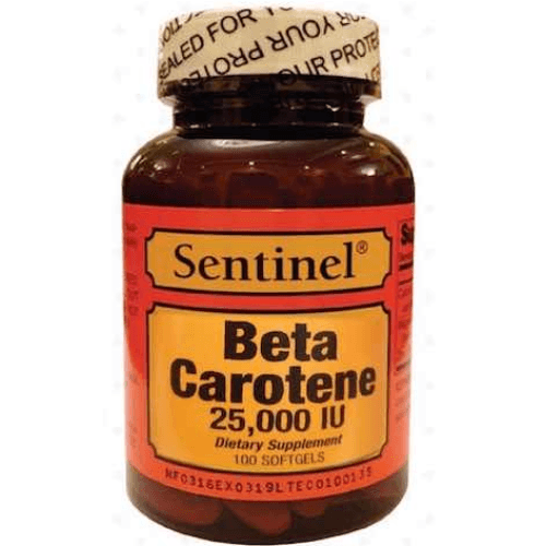 Sentinel Beta Carotene 25000 Iu 100S